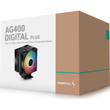 „Deepcool AG400 DIGITAL PLUS“ procesoriaus aušintuvas, juodas