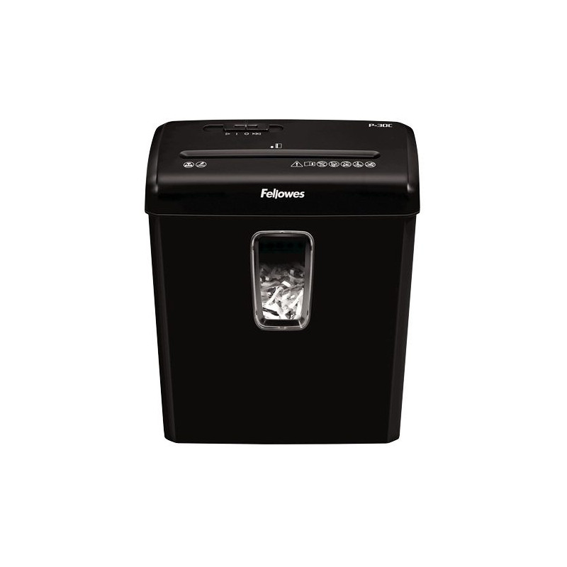 Fellowes Powershred P-30C paper shredder Cross shredding 22 cm Black