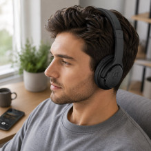 Esperanza EH163K Headphones with microphone Headband Black Esperanza EH163K Headphones with microphone Headband Black