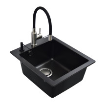Kitchen washbasin with mixer Helika, 50 x 42.5 x 19.5 cm Kitchen washbasin with mixer Helika, 50 x 42.5 x 19.5 cm