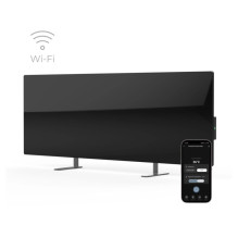 AENO AENO Premium Eco Smart Šildytuvas 700W Tempered glass Infraraudonųjų spindulių + konvekcinis šildymo tipas) Juoda