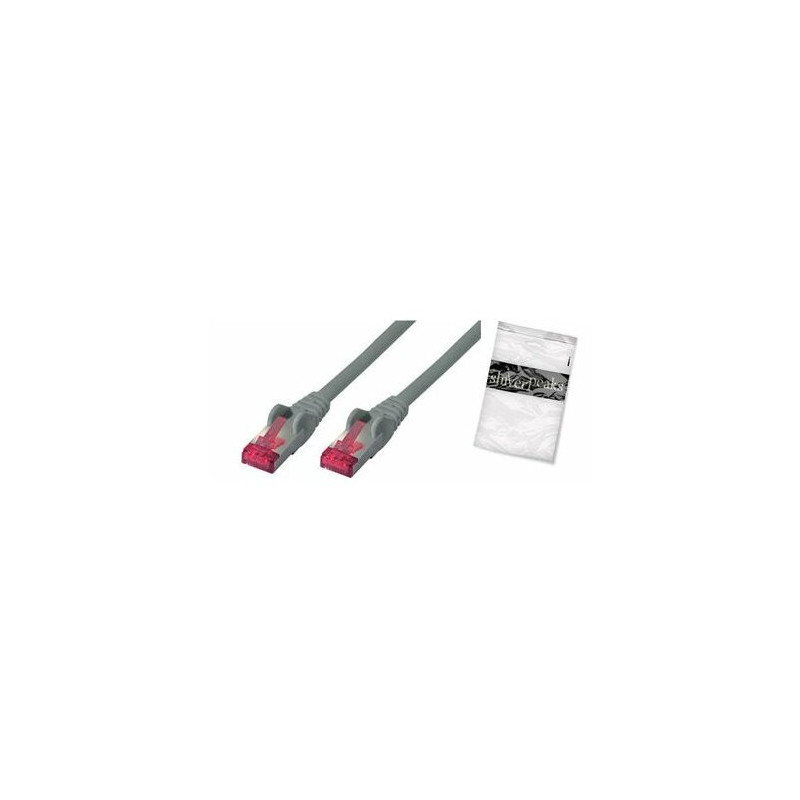 Tinklo kabelis Shiverpeaks BS75730- A - RJ-45 - RJ-45 - Male / Male - Cat6a - S / FTP (S-STP) - gray (BS75730- A)
