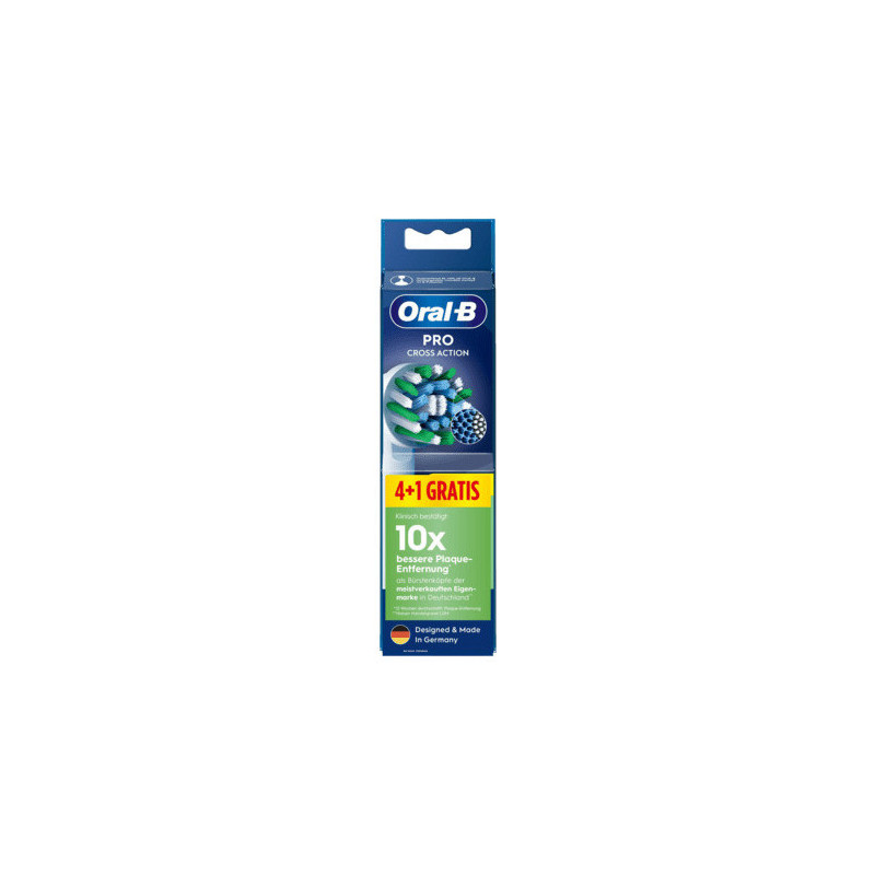 Dantų šepetėlių antgaliai Oral-B Pro CrossAction 4+1