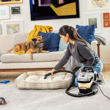 Vertikalus dulkių siurblys Bissell , Nešiojamas kilimų ir baldų valytuvas , SpotClean HydroSteam Pro , Su laidu , Plauna Vertikalus dulkių siurblys Bissell , Nešiojamas kilimų ir baldų valytuvas , SpotClean HydroSteam Pro , Su laidu , Plauna
