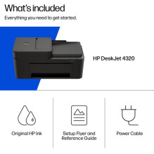 HP DeskJet Plus 4320e Rašalinio spausdintuvo, skenerio ir kopijavimo įrenginys su Wi-Fi ir Instant Ink funkcija HP DeskJet Plus 4320e Rašalinio spausdintuvo, skenerio ir kopijavimo įrenginys su Wi-Fi ir Instant Ink funkcija