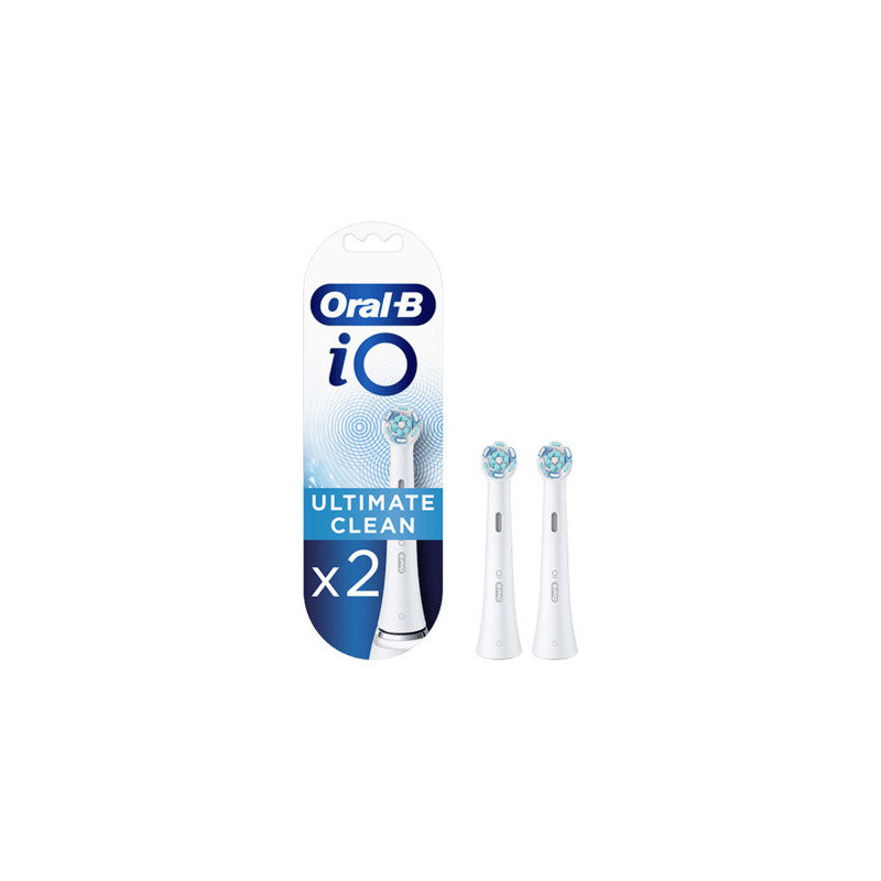 Dantų šepetėlių antgaliai Oral-B iO Ultimate Clean 2 vnt. White