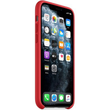Apple iPhone 11 Pro silikoninis dėklas, raudonas Apple iPhone 11 Pro silikoninis dėklas, raudonas