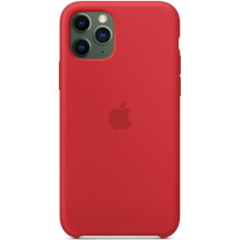 Apple - iPhone 11 Pro Silicone Case Red