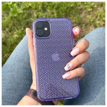 iLike Apple iPhone 11 Silicone case Shine Transparent Violet