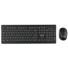 INCA Tastatur + Maus IWS-519 erg.Design, USB-C / A, Multimedia black INCA Tastatur + Maus IWS-519 erg.Design, USB-C / A, Multimedia black