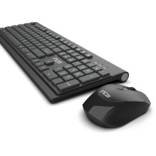 INCA Tastatur + Maus IWS-519 erg.Design, USB-C / A, Multimedia black INCA Tastatur + Maus IWS-519 erg.Design, USB-C / A, Multimedia black