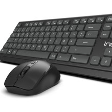 INCA Tastatur + Maus IWS-519 erg.Design, USB-C / A, Multimedia black INCA Tastatur + Maus IWS-519 erg.Design, USB-C / A, Multimedia black