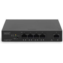Digitus 4+1-Port Gigabit PoE (Black) Digitus 4+1-Port Gigabit PoE (Black)
