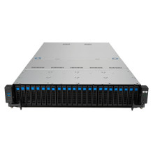 ASUS RS521A-E12-RS24U Socket SP5 Rack (2U) Black, Silver