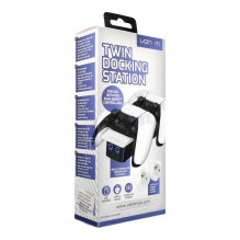 Controller charging station dual PS5 Dual Sense Venom VS5001 white