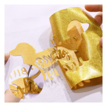 LOKLiK plotter film glitter - golden - 30.5 x 90 cm