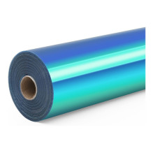LOKLiK Permanent Adhesive Vinyl Film Holographic - Water Blue - 30.5 x 90 cm