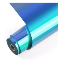 LOKLiK Permanent Adhesive Vinyl Film Holographic - Water Blue - 30.5 x 90 cm