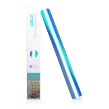 LOKLiK Permanent Adhesive Vinyl Film Holographic - Water Blue - 30.5 x 90 cm