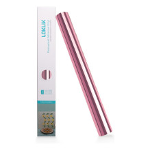 LOKLiK Permanent Adhesive Vinyl Film, Mirror Metallic - Rose Gold - 30.5 x 180 cm LOKLiK Permanent Adhesive Vinyl Film, Mirror Metallic - Rose Gold - 30.5 x 180 cm