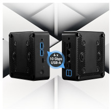 MSI Cubi NUC 1MG-014BEU Mini PC Black 100U Intel SoC