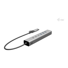 D I-TEC USB-C / USB-A Metal HUB 6 port 3x USB-C 3.2 Gen1 3x USB-A 3.2 Gen1 1x GLAN Power Delivery 85W