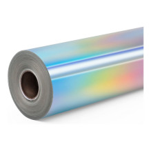LOKLiK Permanent Adhesive Vinyl Film Holographic - Iridescent Silver - 30.5 x 90 cm LOKLiK Permanent Adhesive Vinyl Film Holographic - Iridescent Silver - 30.5 x 90 cm