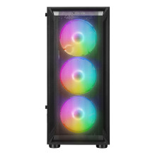 RAMPAGE PC CASE SU LANGELIU SHIVA Juoda