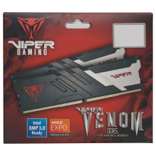 16GB Patriot DIMM 6000 ( 2x 8 GB) Dual-Kit (schwarz, PVV516G600C36K, VIPER VENOM INTEL X_7 AMD EXPO)