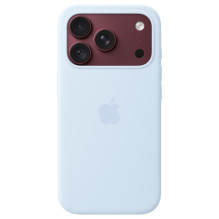 Silikon Case iPhone 18 Pro mit MagSafe (klarblau)