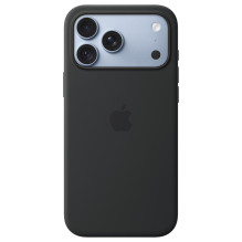 Silikon Case iPhone 18 Pro Max mit MagSafe (schwarz)