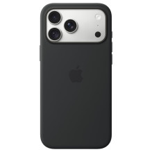 Silikon Case iPhone 18 Pro Max mit MagSafe (schwarz)