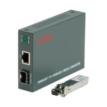 Gigabit Konverter RJ-45 - LC inkl. mini-GBIC Gigabit Konverter RJ-45 - LC inkl. mini-GBIC