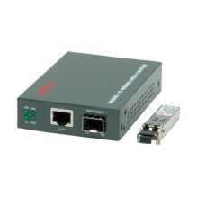 Gigabit Konverter RJ-45 - LC inkl. mini-GBIC Gigabit Konverter RJ-45 - LC inkl. mini-GBIC