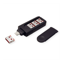 A tipo USB Port blokatorius 4x Schloss ir 1x Schlüssel A tipo USB Port blokatorius 4x Schloss ir 1x Schlüssel