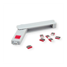 USB C tipo Port blokatorius 1x užraktas ir 1x raktas USB C tipo Port blokatorius 1x užraktas ir 1x raktas