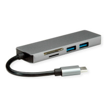 C tipo USB prijungimo stotis 4K HDMI 2x USB3.2 Gen1 A tipo SD / MicroSD