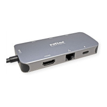 USB 3.2 2 kartos C tipo kelių prievadų prijungimo stotis 4K HDMI LAN