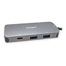 USB 3.2 2 kartos C tipo kelių prievadų prijungimo stotis 4K HDMI LAN