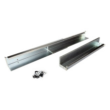 Slydimo bėgelių komplektas, reguliuojamo gylio 350 iki 600mm, įskaitant tvirtinimo detales