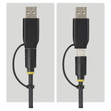 USB-C und USB-A auf M.2 NVMe und 6,35-8,89cm 2,5-3,5Zoll SATA Adapter 10Gbps werkzeugloser externer SSD Festplattenles