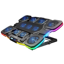 RAMPAGE ŽAIDIMAI GLACIER LAPTOP AUSINIMO STOVAS juodas RAMPAGE ŽAIDIMAI GLACIER LAPTOP AUSINIMO STOVAS juodas
