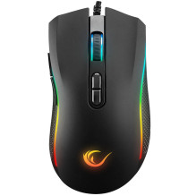 RAMPAGE SMX-R44 V2 MAKRO BLACK MOUSE 12800 DPI RGB LED
