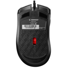 RAMPAGE SMX-R44 V2 MACRO BLACK MOUSE 12800 DPI RGB LED