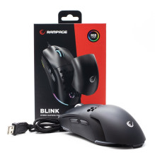 RAMPAGE WIRED GAMING MOUSE 12800DPI BLINK BLACK