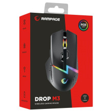 RAMPAGE DROP M3 V2 24000 DPI WIRELESS MOUSE BLACK RAMPAGE DROP M3 V2 24000 DPI WIRELESS MOUSE BLACK