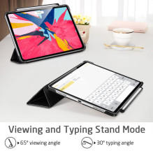 ESR Yippee Trifold Series Slim Book Stand Case for Apple iPad Pro 11 2018 / 2020 / 2021 / 2022 Black