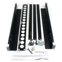 STARTECH.COM 1HE tiefenvestellbare 48,26cm 19Zoll Serverio stelažas Schienen – Universal Rack Schiene