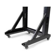 STARTECH.COM 2 Post Server Rack mit Rollen – stabili Stahl konstrukcija – 42HE