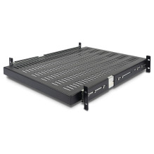 STARTECH.COM 2HE Ištraukiama ventiliuojama stelažo lentyna - 22.7kg - 19 colių serverio spintelės stelažo lentyna - Juod STARTECH.COM 2HE Ištraukiama ventiliuojama stelažo lentyna - 22.7kg - 19 colių serverio spintelės stelažo lentyna - Juod